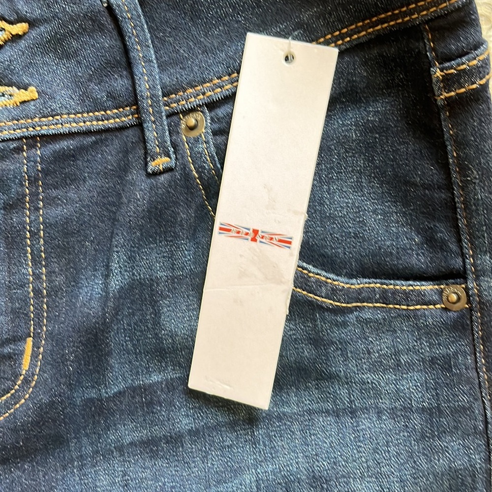 NWT Hudson “Beth Baby Boot” dark denim mid rise jeans - Picture 7 of 13